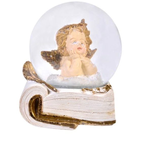 Glob decorativ de Craciun ingeras 12.5 cm